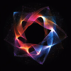 A circle with the glow quot in the dark