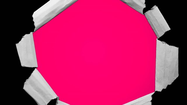 paper ripped effect transition collection with alpha channel