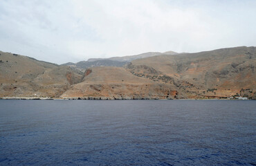 Finikas et Livaniana à l'ouest de Loutro près d'Anopoli dans les Sfakia en Crète