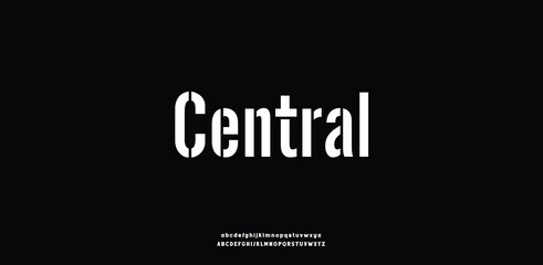 Modern Bold Font. Sans Serif Font. Regular Italic Uppercase Lowercase Typography urban style alphabet fonts for fashion, sport, technology, digital, movie, logo design, vector illustration