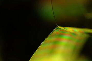 Green liquid surface, phenomenal structure, green oils on a geometric background, colourful luminous abstract, surrealistic art, glowing effects