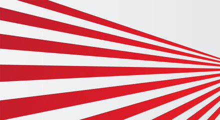 Red line sunburst or sun ray pattern design illustration background
