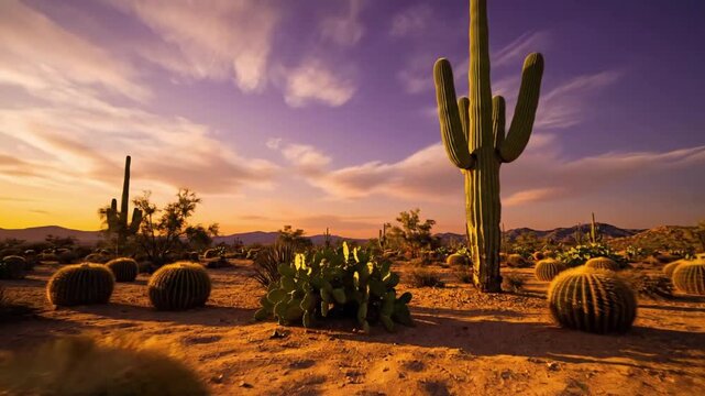 Macro shot focusing on the intricate patterns of cactus spines, showcasing their sharp details and unique textures against a softly blurred, warm desert background.