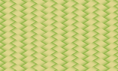 woven pattern from young coconut leaves