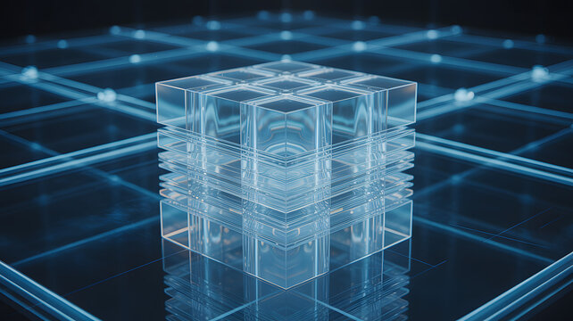 Crystalline structure data grid