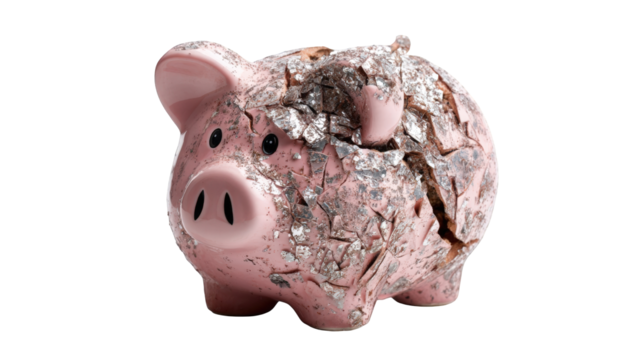 Cracked piggy bank (1)