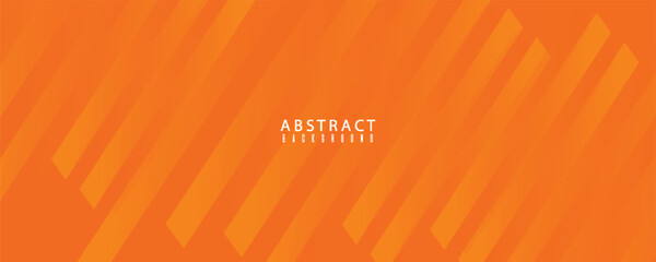 Fototapeta premium Abstract orange background with diagonal lines. Dynamic shapes composition. simple design