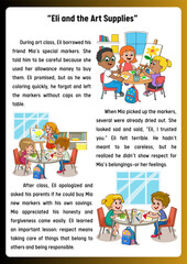 Eli and the Art Supplies A Story About Responsibility and Honesty