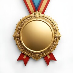Award badge on a clean white background ideal for certificate designs.
