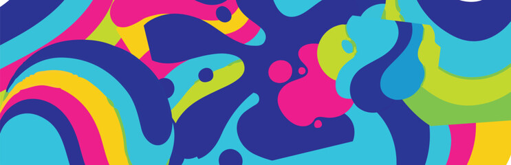 Vibrant Abstract Liquid Flow Background.