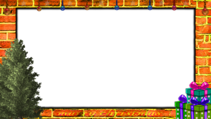 frame with brick wall v5