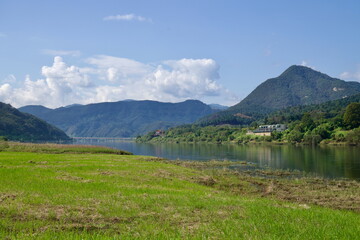 Wide Bukhangang View and Hills