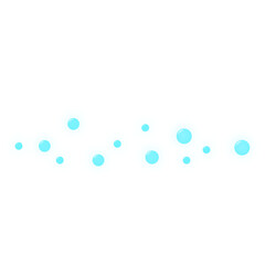 Illustration of Oxygen Bubbles in Water