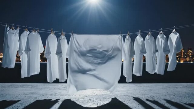 clothes hanging on hangers