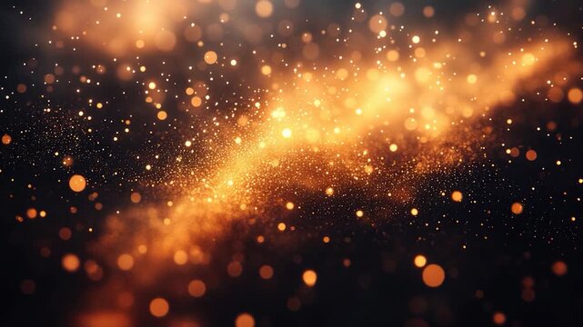 A close-up shot of a blurry background with lights
