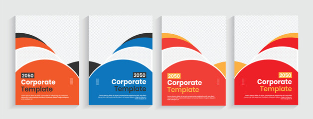 Document cover design, brochure cover design, corporate business report cover template, good for annual report, booklet, or proposals