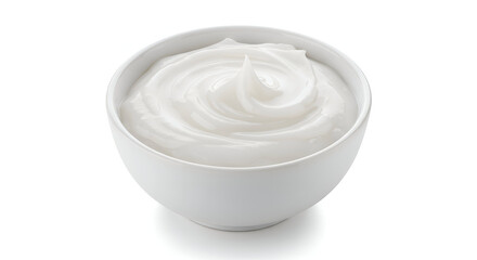 Deliciously Smooth Whipped Cream in Elegant White Bowl Perfectly Styled for Culinary Adventures and Decadent Dessert Creations