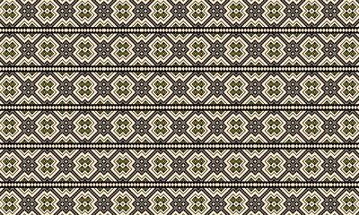 Seamless geometric pattern design with ethnic tribal textile background for fashion and decoration