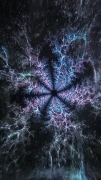 Complex digital fractal structure growing and expanding, creating dizzying layers of multidimensional complexity and profound visual depth deep focus, mandala, background