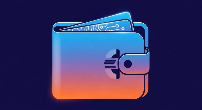 Modern digital wallet for cryptocurrency transactions and secure financial management solutions