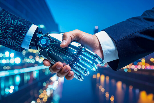 Business people's hands hold computer equipment and laptop with social network technology