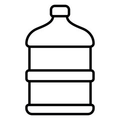 Water Gallon Icon Template – Clean Minimal Vector Design