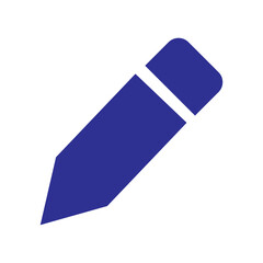 blue pencil icon