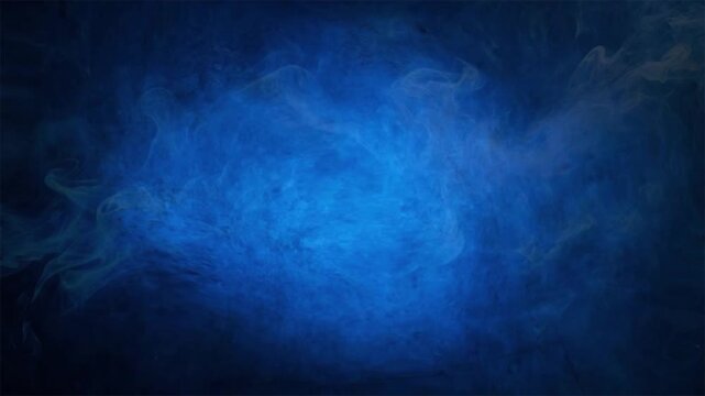 A smooth blue smoke background with soft fog movement, creating a calm and atmospheric texture. Perfect for motion graphics, overlays, presentations, and modern visual projects