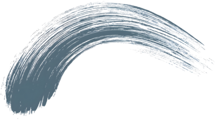 Minimalist paint brush stroke in grayscale