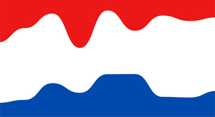 Red White Blue Illustration Background