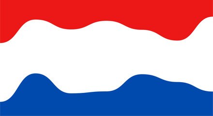 Red White Blue Illustration Background