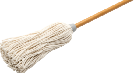 Cotton String Mop Head With Wooden Handle cleaning