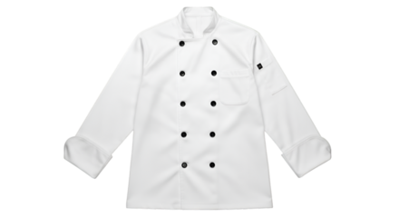 White Double- Breasted Chef Jacket uniform clothing