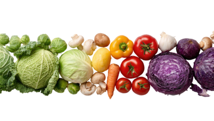 Colorful array of fresh vegetables (7)