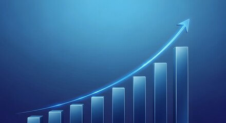 Growth Chart Analysis, Business Trends, Finance Sector, Infographic, Digital Space
