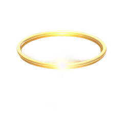 Fototapeta premium Golden Angel Halo Classic Reflective Style