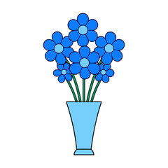 vase with flowers