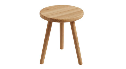 Simple Wooden Three- Legged Stool furniture seat
