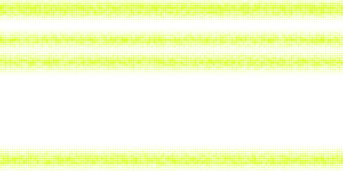Halftone Pattern in Yellow and Black with Transparent Background, Abstract Border Element for Graphic Design
