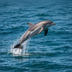 Fototapeta premium dolphin jumping out of water