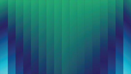 Abstract background with vertical stripes in shades of green and blue color