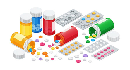 medical pills and tablets