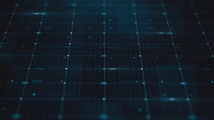 Abstract Digital Data Technology Grid/
Illustration of an abstract technology background with digital data patterns on a beautiful graphic grid