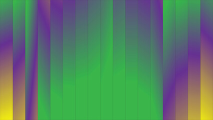 Abstract background with vertical stripes in green, purple and yellow colors