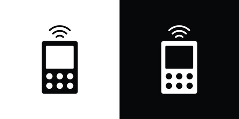 Remote control icon design element for website and app ui design projects