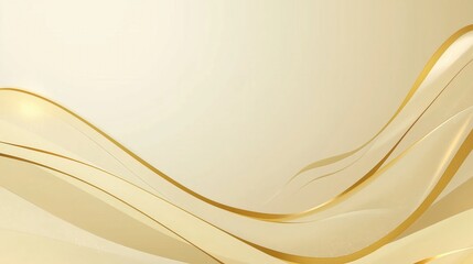 Elegant Golden Wave Background