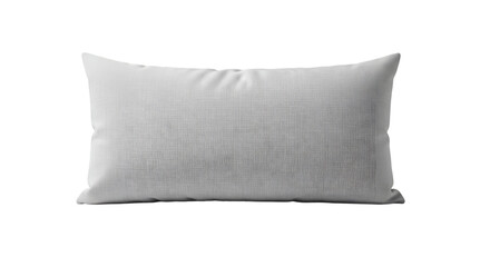 Rectangular White Textured Pillow cushion