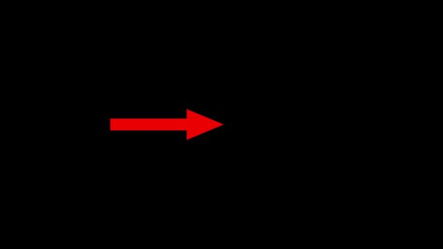 Right and left direction arrow icon animation, business graph growth arrow.4K video animation