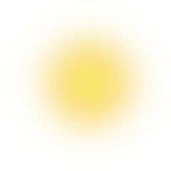 Golden light burst isolated on transparent background
