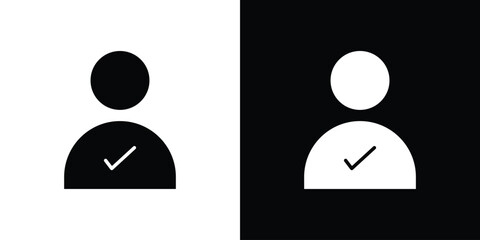 User check icon design element for website and app ui design projects